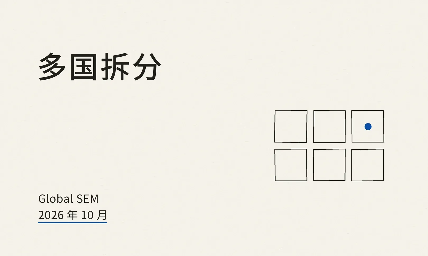 跨境多国投放与 SEM 平台扩展