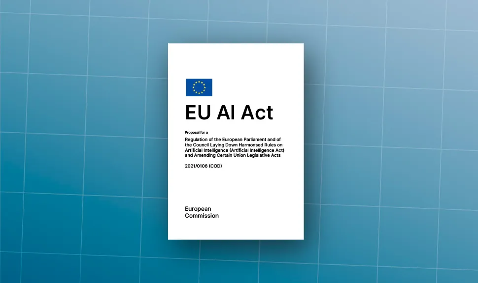 欧盟《人工智能法案》立法提案封面（European Commission, 2021/0106 COD）